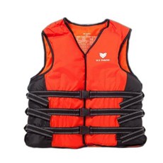 구명조끼XL 라이프가드 부력복, 오렌지