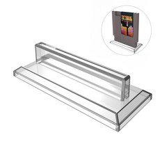 NES용 게임 카트리지 디스플레이 스탠드 - 닌텐도 NES 카드용 투명 플라스틱 홀더 빈티지 스타일 내구성 및 휴대용 보관 선반