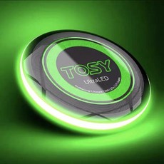 원반 던지기 LED 아웃도어 스포츠 후광 연습 야외 운동회, 블랙디스크+그린
