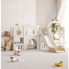 가정용 정글짐 클라이밍 야외 등반 파도 미끄럼틀 키즈 놀이방 단 슬라이드농구프레임-카키색, 슬라이드그네농구프레임-카키색