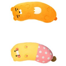 카카오프렌즈 발라당 차량용 목쿠션, 춘식이 잠옷, 1개