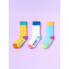 PAULFRENZ 원사이즈 양말 퍼피 세트(3켤레)