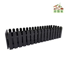 綠藝家 長型花槽 76cm 荷蘭風柵欄式 陽台花槽 水耕土耕兩用 台灣製, 黑咖啡, 1個