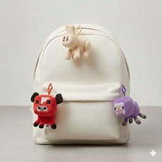 (정품) 마인크래프트 가방 인형고리 키링 3종 세트