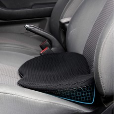 누띤 차량용 엉덩이 받침 쿠션, 1개, 블랙