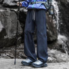 FINAL SENSE 유니섹스 탄성 좋은 속건 소재 아웃도어 등산바지 봄여름가을 겸용 루즈핏 발목끈 조절 발수 자외선차단 통기성 우수