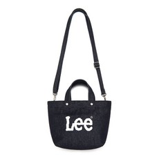 매장정품 리 LEE 트위치 로고 코튼 미니 토트백 인디고 다크 LE2501BG18ID 653734
