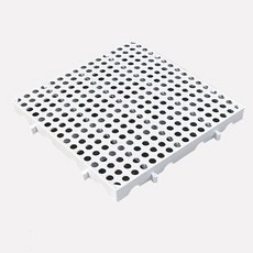 내구성이 뛰어난 30x30x3cm 플라스틱 팔레트2팩 - 실내외 사용을 위한 통기성 통풍 저장 패드 차고 주방 지하실 튼튼한 유틸리티 솔루션에 이상적입니다, White(30x30x3cm), 4pcs