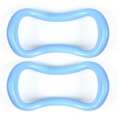 뮤트스포츠 1+1 종아리 하드타입 요가링, 3.스카이블루, 1개