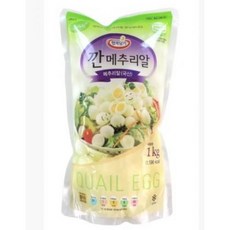 [냉장] CJ 깐메추리알 1kg, 1개