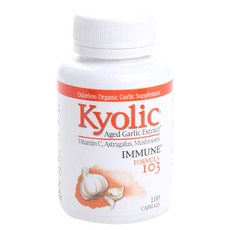 Wakuaga 陳年大蒜萃取&維他命複合膠囊, 100顆, 1罐