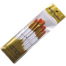 美術繪畫筆套裝 兒童DIY油畫水彩筆, 1個, 白色, 白色