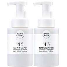 해피바스 PH4.5 약산성 쑥 버블 여성청결제, 250ml, 2개