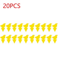 강력한 노란색 끈끈한 야외 양면 10-50 벌레 식물 스티커 해충 캐처 개 트랩 트랩 곤충 파리, 20pcs Birds