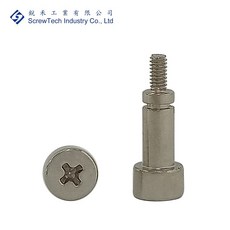 銳禾 工廠直營 M2x12.5鍍鎳 I頭十字槽 機械牙 特殊螺絲 100入, 1個