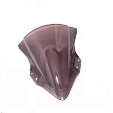 川崎忍者400 NINJA400 加高風擋摩托車改裝加厚前擋風板導流 前擋風鏡, 茶色-透光款, 1個