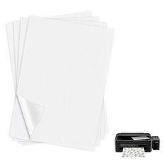 자수 시트 자수용 바탕 시트 A4 용지 8개입/4개입 210mm×297mm 수용성 간편 사용 인쇄 가능 수공예용 자수지 핸드메이드 자수 패턴 대응 (4개입)