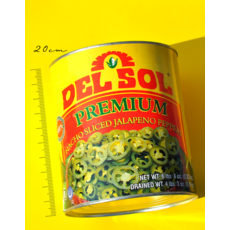 델솔 나쵸 슬라이스 할라피노 페퍼스 통조림, 2892g, 1개