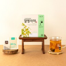 구수하게 볶아낸 결명자차 40티백 2+1, 40개, 3개