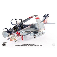 JC Wings 1:72 EA-6B Prowler 美國海軍 VAQ-209 星際戰士號 (USS George H. W. Bush 2010) 模型 JCW-72-EA6B-00, 1個