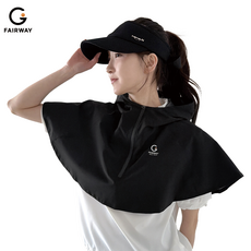 Fairway 골프우비 레인후드 남녀공용, 1개, 클래식블랙