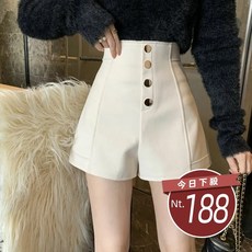 韓版高腰顯瘦短褲 女裝短褲 時尚百搭