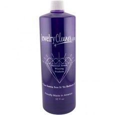 JewelryCleaner.com 씽크대 세정제 놀라운 주얼리 더 클리너 반짝이는 금 진주 Jewelrycleaner.com 가 홈 쇼와 박람회에서 판매하는 32온스스크류 캡, 32 Fl Oz (Pack of 1), 1개