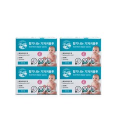 프로그 향기나는 기저귀봉투 베이비파우더향 100p, 4개