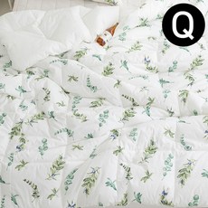 이즈벨 내추럴 광목 순면 차렵이불 퀸 Q (화이트)