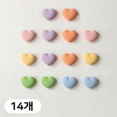 혼반홈 냉장고 자석 강력 자력 선명 컬러 자석 매트 미니 자석 냉장고 앞문 장식, 하트