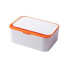 베이직 덮개 더스트 물티슈 케이스, 오렌지색, 1개