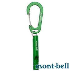 mont-bell 登山扣哨, SG鼠尾草綠/石頭灰, 1個
