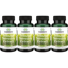 스완슨 트리뷸러스 테레스트리스 남가새 추출물 500mg, 60정, 4팩, 60정