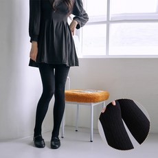귀여운 꽈배기 패턴 국내제작 면 타이즈 1매