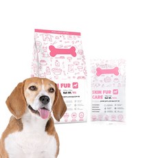 본아페티 강아지 피부 모질 피모 사료 반려견 각질 아토피 저알러지 1KG, 피부/피모+알러지, 3개