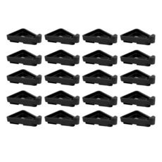 별별리빙샵 화분 과습 방지 받침, 20개, 검은색