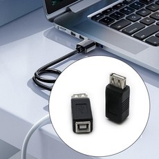 컴팩트 USB2.0 프린터 노트북 및 카메라 사용을위한 여성에서 유형 B 어댑터 간섭 설계 데이터 전송 변환기