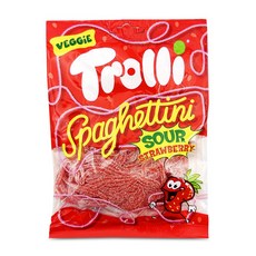 트롤리 스파게티니 사우어 딸기맛 100g, 1개