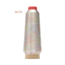 콘 금속 실 당 150D 3000M 컴퓨터 자수 및 장식 봉제 45 밝고 윤기 나는 색상 사용 가능, MS 80 Dawn, 1개