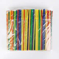 유니아트 주름빨대 5mm 500개 혼합, 1개