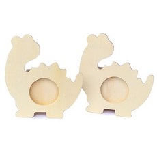 문구 데스크용품 나무 공룡 연필꽂이 홀더, 10개[낱개수량확인]