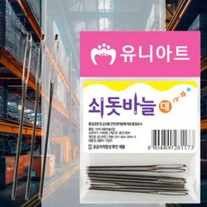 쇠돗바늘 대 털실바늘 뜨개바늘 자수도구 비즈공예 뜨개용품 수예부자재