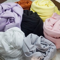 원단대장 폴리에스테르 100% 저지원단 무지 매끄러운 신축성 좋은 의류천 리뷰만족 국내생산, 19번 연회색, 1개