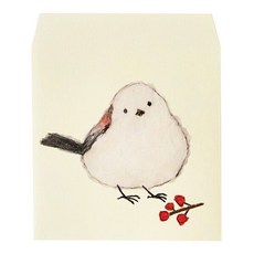 Yusuke Yonezu 日本製 米津祐介 迷你信封 紅包袋 禮金袋 (一包5入) 富士山 招財貓 柴犬 新年, 長尾山雀 (YZP-391), 1包