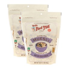 밥스레드밀 뮤즐리 시리얼 홀 그레인, 453g