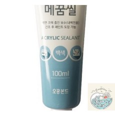 루피상점 틈새 메꿈씰 100ml 틈새충진 크랙보수 실리콘 벽보수제 벽보수용퍼티 벽보수, 1개