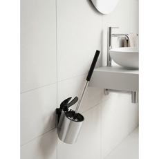 스텐 무타공 욕실청소솔세트 벽 부착식 변기 청소솔, 1개