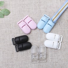 쏘잉갤러리 15mm플라스틱클립 집게, 투명, 10개