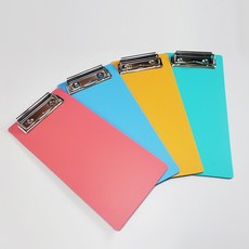 세로샵 신소재 파스텔 간이 클립보드 영수증철 빌지꽂이 계산서, 스카이블루