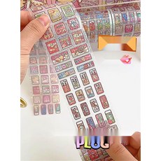 폴꾸 다이어리 꾸미기 데코 스티커 귀여운 간식 롤 테이프, 3. 슈퍼마켓 2롤 세트